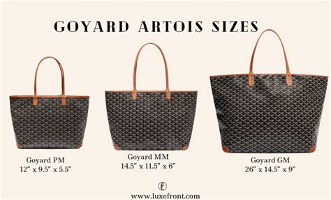 gm vs mm goyard|goyard size pm or gm.